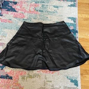 Pleather Skirt